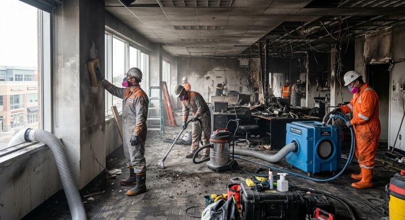 Commercial Fire Restoration in Marin County, CA